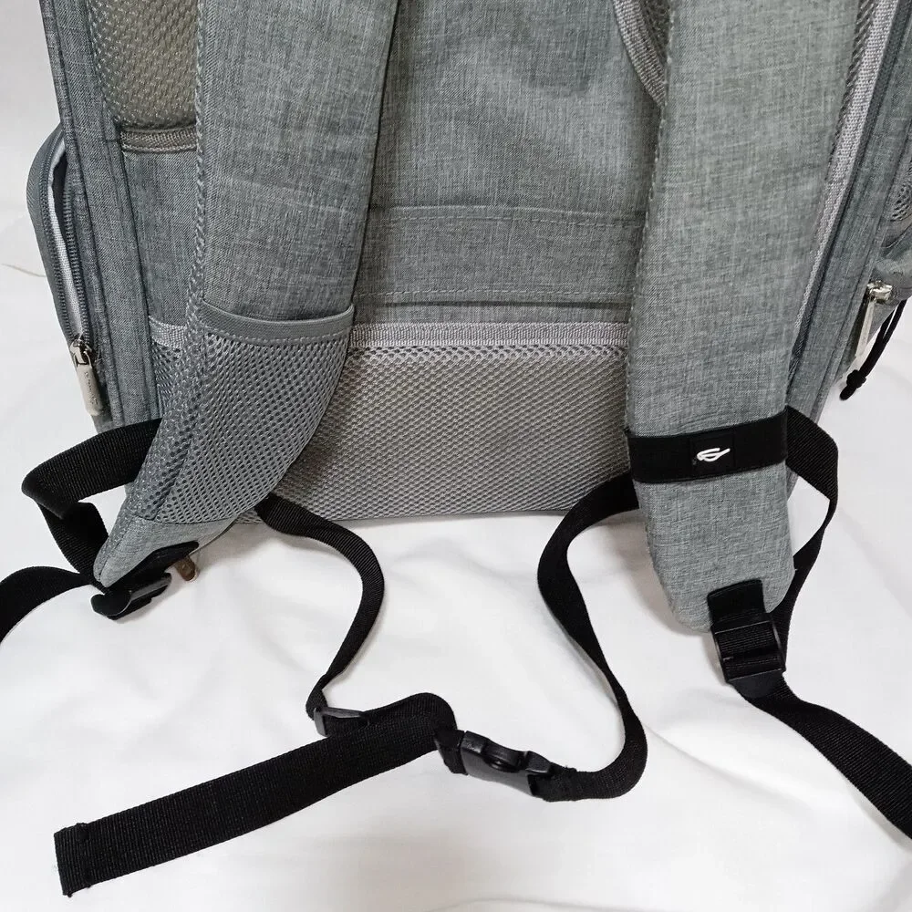Mr Peanuts Aspen Backpack Pet Carrier Platinum Grey Airline Approved Ventilated